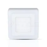 V-TAC VT-4925 12W+3W LED Панел Външен монтаж Квадратен Модул Топло Бяла Светлина