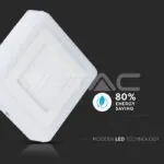 V-TAC VT-4928 22W LED Панел Външен монтаж Квадратен Модул Топло Светлина