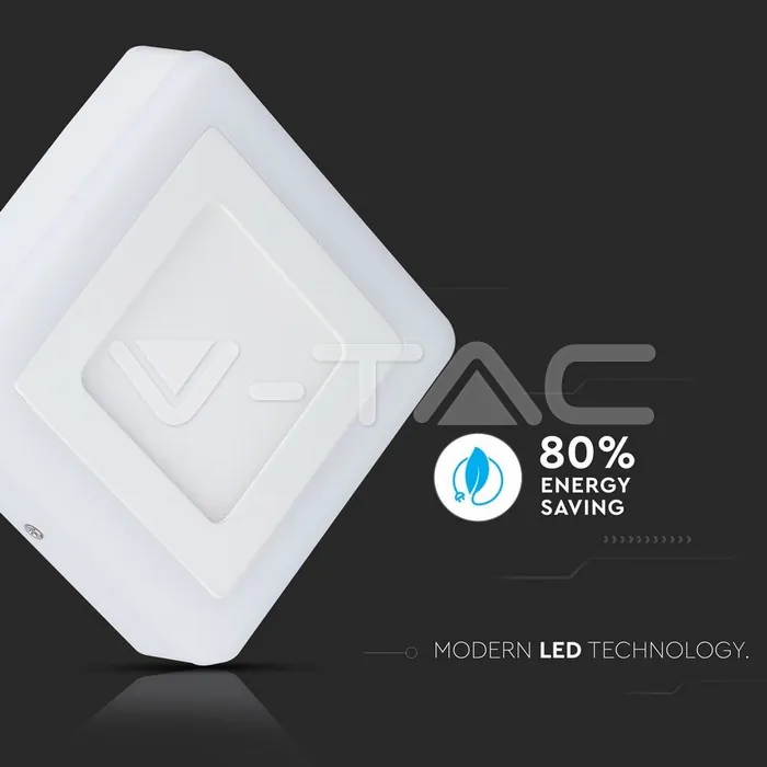 V-TAC VT-4928 22W LED Панел Външен монтаж Квадратен Модул Топло Светлина