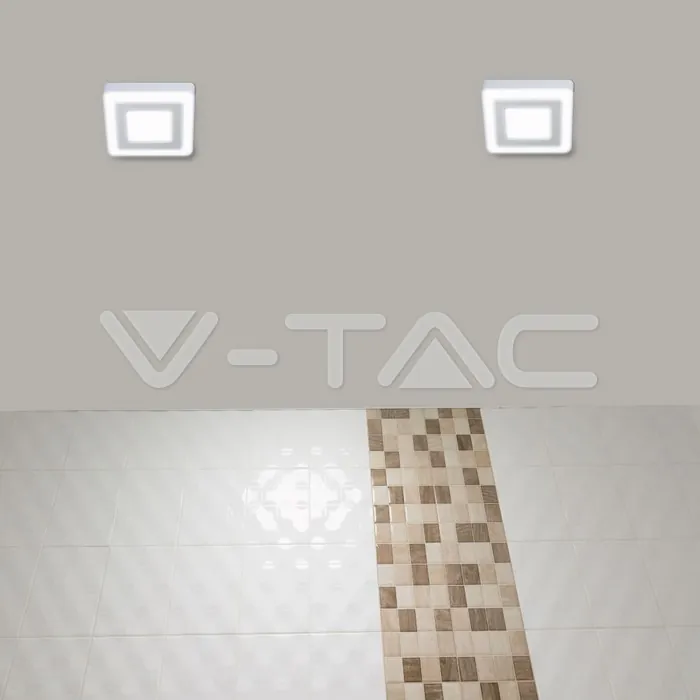 V-TAC VT-4928 22W LED Панел Външен монтаж Квадратен Модул Топло Светлина