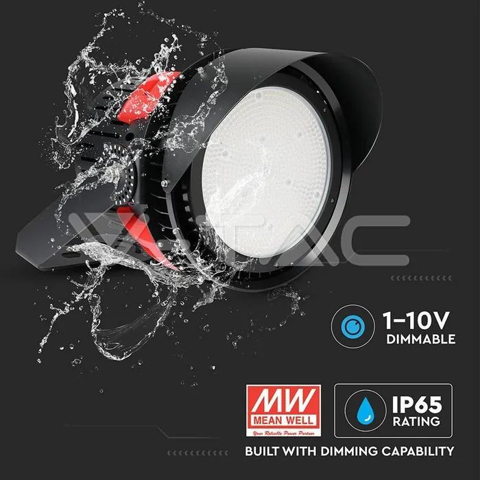 V-TAC VT-493 500W LED Осветител за Стадион SAMSUNG Чип Meanwell Дравейр 110° 5000K Дим.
