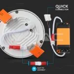V-TAC VT-4936 15W LED Slim Панел Кръг Бяла Светлина