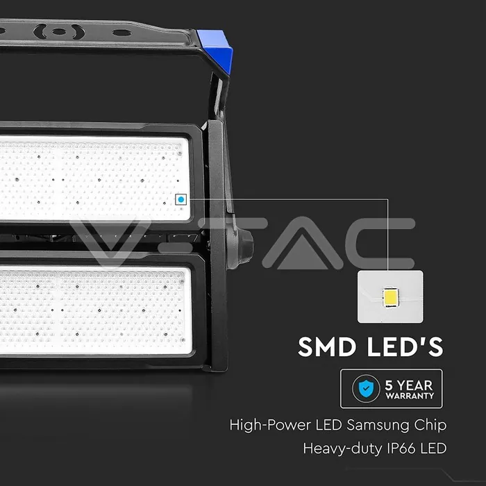 V-TAC VT-497 500W LED Прожектор SAMSUNG Чип Meanwell Драйвер 60°D 4000K