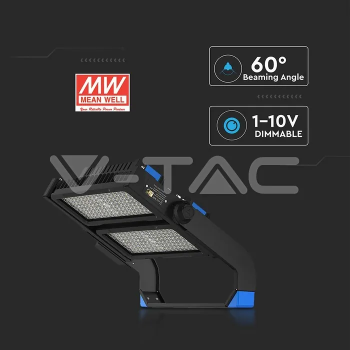 V-TAC VT-497 500W LED Прожектор SAMSUNG Чип Meanwell Драйвер 60°D 4000K