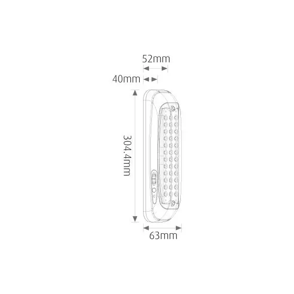 Vito 5010010 RINA 36xRLEDWHITE 6400K IP20 30.6W 220V