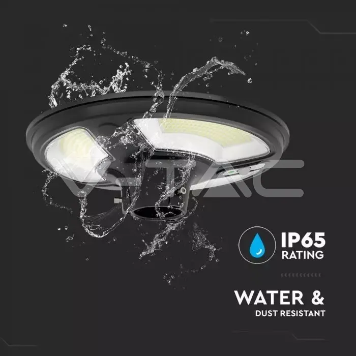 V-TAC VT-5150 LED Соларно Градинско Тяло 7.5W Сензор Дистанционно IP65 4000K