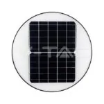 V-TAC VT-5150 LED Соларно Градинско Тяло 7.5W Сензор Дистанционно IP65 4000K