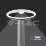 V-TAC VT-5154 9W Наземна Градинска Лампа Тъмно Сиво 3000К IP54