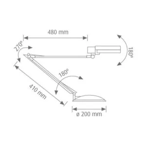 Vito 5300140 FLEX-20WHITE IP20 20W E27 220V