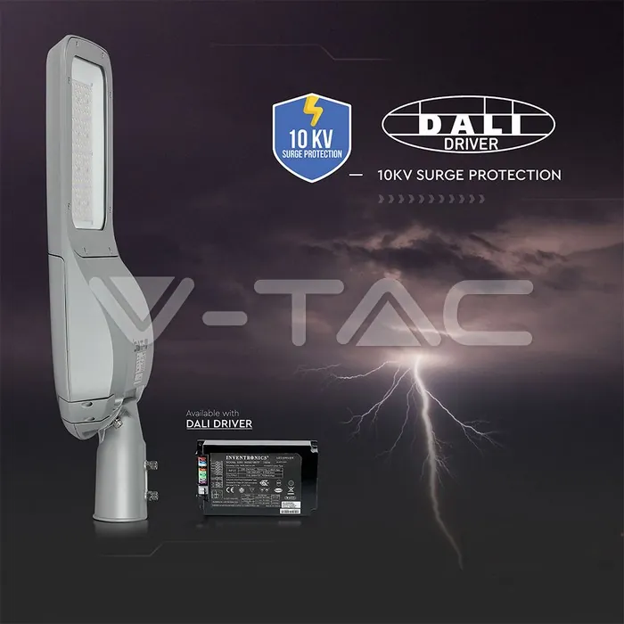 V-TAC VT-543 LED Улична Лампа SAMSUNG Чип 160W 4000K 302Z+ Class II Type 3M Inventonics 0-10V
