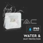 V-TAC VT-5984 20W LED Прожектор Bluetooth Бяло Тяло RGB + W