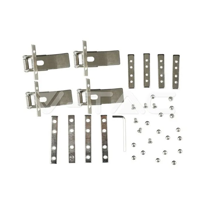 V-TAC VT-603 LED Линейно   SAMSUNG Чип 40W за Вграждане Сиво Тяло 6400K