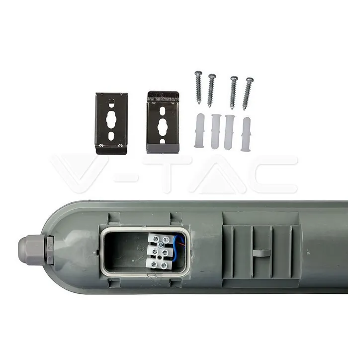 V-TAC VT-6184 LED Водозащитено тяло PC/PC 1500мм 48W Неутрално Бяла Светлина