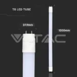 V-TAC VT-6263 LED Пура T8 18W 120 см Nano Пластик Топло Бяла Светлина Неротационна