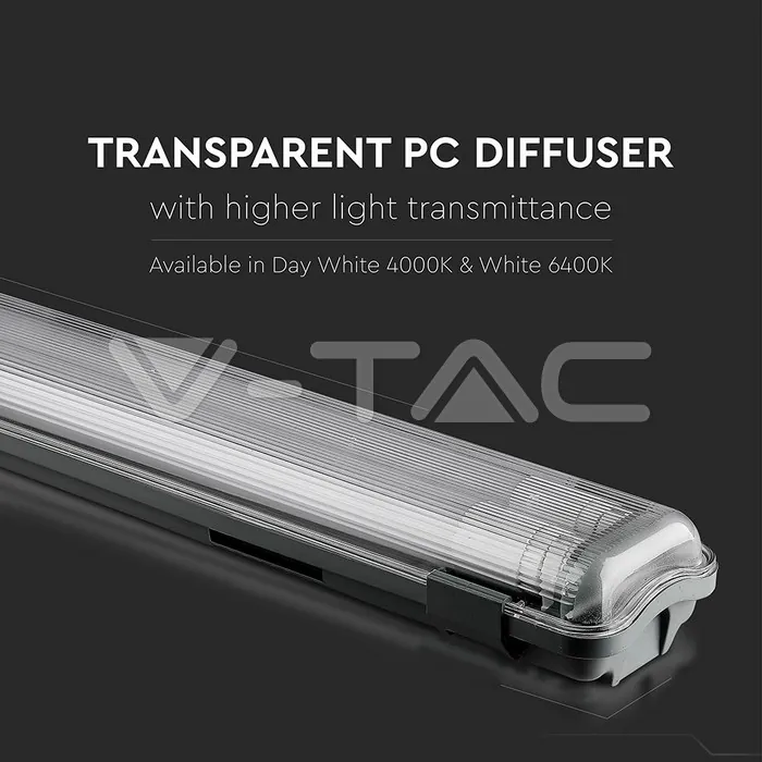 V-TAC VT-6465 LED Водозащитено тяло 60cm 2 x 10W 4000K