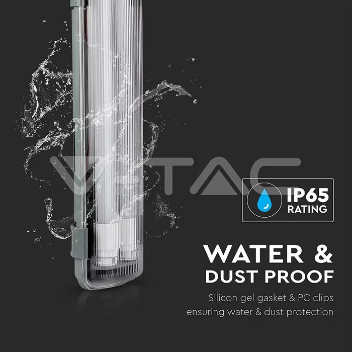 V-TAC VT-6465 LED Водозащитено тяло 60cm 2 x 10W 4000K