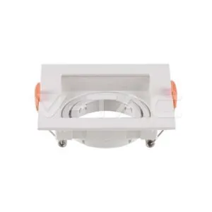 V-TAC VT-6656 GU10 Корпус Квадрат Бял