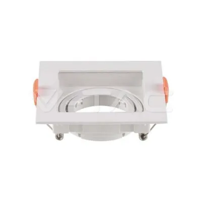 V-TAC VT-6656 GU10 Корпус Квадрат Бял