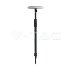 V-TAC VT-6668 3W LED Соларно Градински Тяло Черно Бяло Тяло 3000K 2бр.
