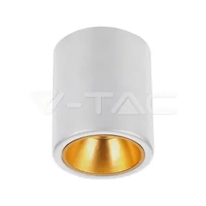 V-TAC VT-6690 Външен Корпус GU10 Кръг Бял