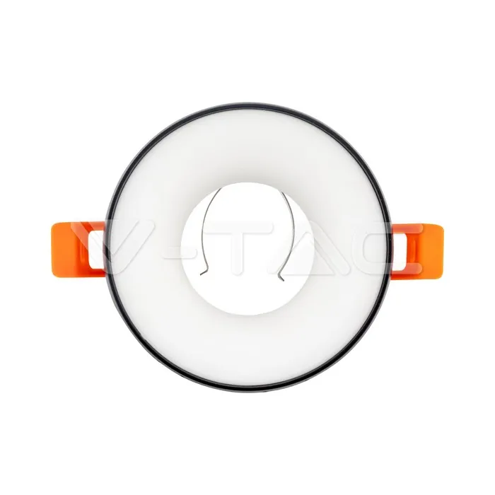 V-TAC VT-6695 GU10 Корпус Бяла Рамка + Бял Рефлектор
