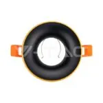 V-TAC VT-6697 GU10 Корпус Златна Рамка + Черен Рефлектор