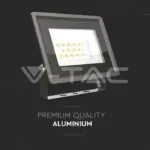 V-TAC VT-6727 10W LED Прожектор SMD F-Series Черно Тяло 3000K