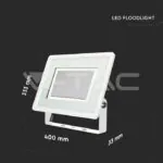 V-TAC VT-6736 200W LED Прожектор Бяло Тяло 6500K