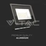 V-TAC VT-6744 30W LED Прожектор SMD F-Series Черно Тяло 4000K