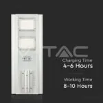 V-TAC VT-6755 33W LED Улична Лампа Соларна 4000К