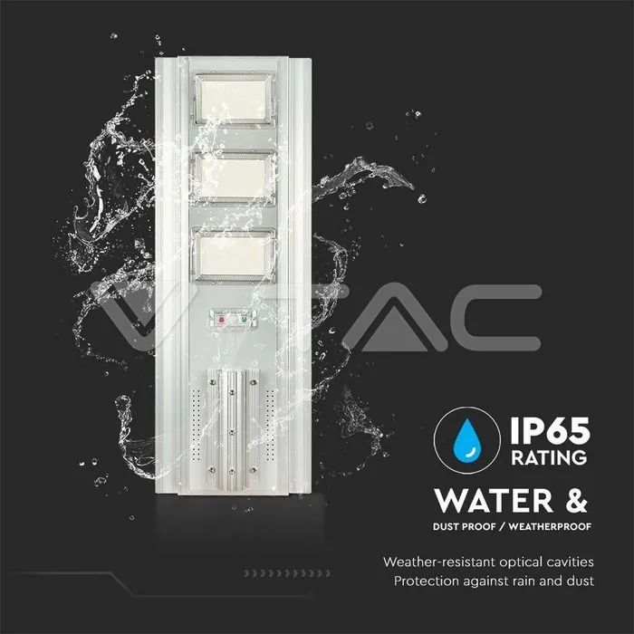 V-TAC VT-6758 40W Улична Лампа Соларна 6400К
