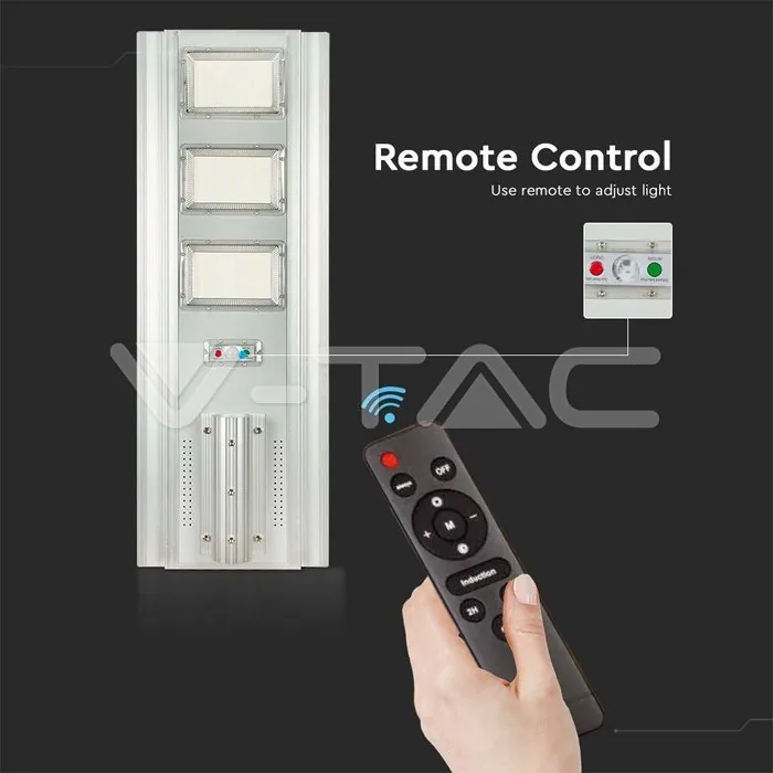 V-TAC VT-6758 40W Улична Лампа Соларна 6400К
