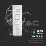 V-TAC VT-6760 50W Улична Лампа Соларна 6400К
