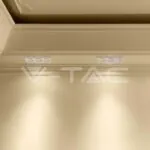 V-TAC VT-6765 3xGU10 Гипсова Отливка Кръг Бяла