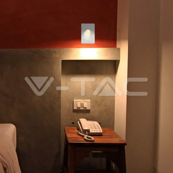 V-TAC VT-6770 GU10 Гипсова Отливка Кръг Бяла