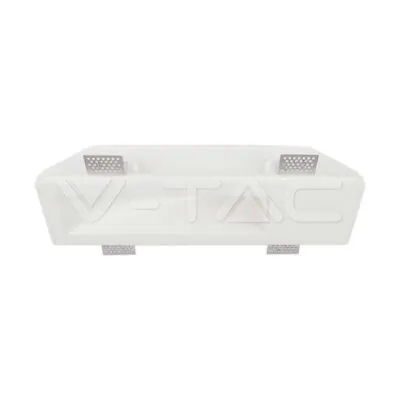 V-TAC VT-6774 GU10 Гипсова Отливка Надолу Бяла