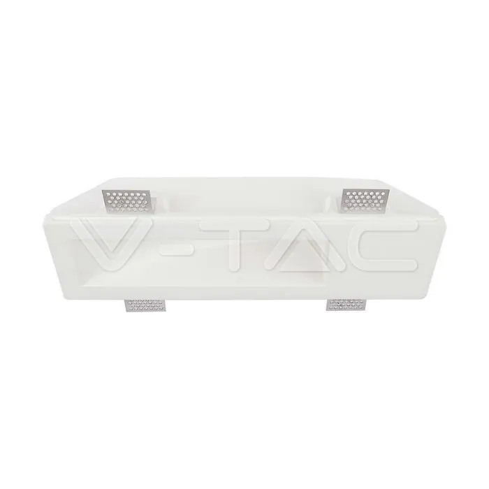 V-TAC VT-6774 GU10 Гипсова Отливка Надолу Бяла