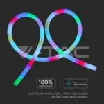 V-TAC VT-6876 24W Neon Flex Magic RGB 5m + Контролер