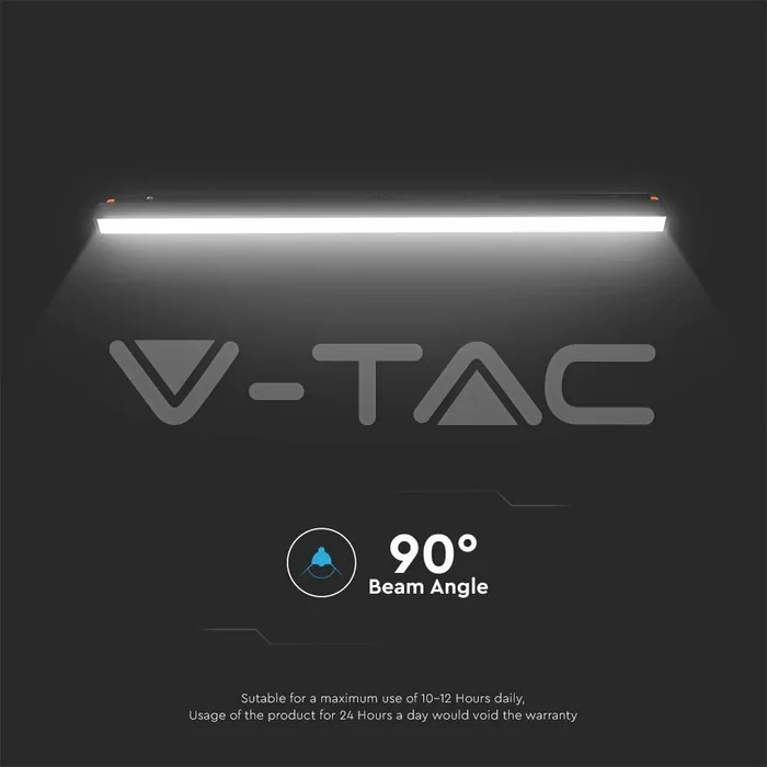 V-TAC VT-6883 20W LED Магнитно Релсово SMART Тяло Черно 3 в 1