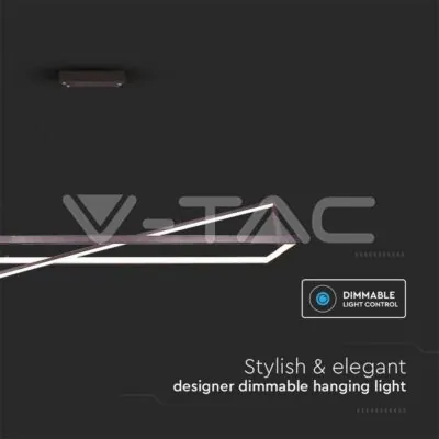 V-TAC VT-6906 LED Осветител 45W Висящ Димиращ Черен 3000К