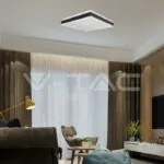V-TAC VT-6914 LED Осветител 38W Плафон 4000K Квадрат Черна Рамка