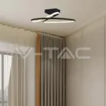 V-TAC VT-6926 LED Осветител 20W Кръг 4000K Черен Кръг