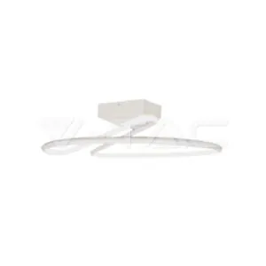V-TAC VT-6927 LED Осветител 20W Кръг 4000K Бял Кръг