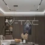 V-TAC VT-6939 LED Осветител 12W Висящ Черен 4000K