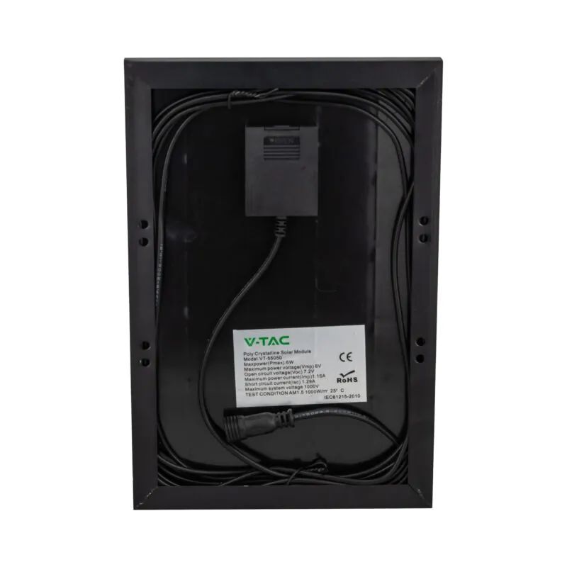 V-TAC VT-6964 6W LED Соларен Прожектор 6400К