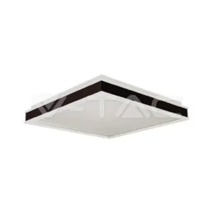 V-TAC VT-6990 LED Осветител 18W Квадрат за Таван Черна Рамка 4000K Димиращ