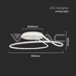 V-TAC VT-6997 LED Осветител 24W 4000K Бял