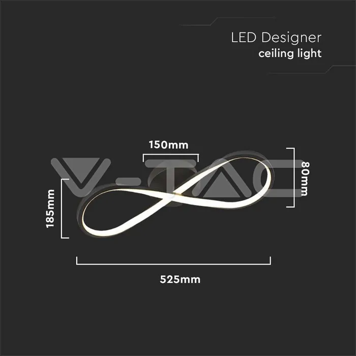 V-TAC VT-7002 LED Осветител 24W Безкрайност 3000K