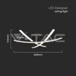 V-TAC VT-7005 LED Осветител 20W 3L 3000K