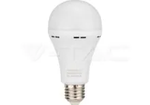 V-TAC VT-7010 LED Крушка 9W E27 A60 Пластик Аварийна 4000К